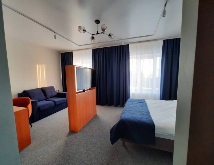 Номер делюкс с 1 двуспальной кроватью (с завтраком) - Санаторий «Родник» Амурск