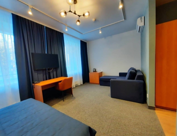 Номер делюкс с 1 двуспальной кроватью (с завтраком) - Санаторий «Родник» Амурск